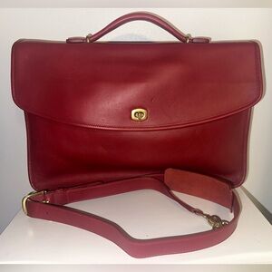 Red Coach Lexington Briefcase!